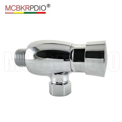 China MCBKRPDIO Wall mounted brass timing delay mixer self closing water saving basin faucet sink tap Urinal valve for sale