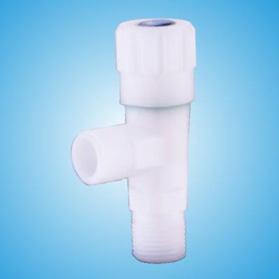 China MCBKRPDIO plastic quality raw pure white 1/2'' pp abs hydrant bathroom angle valve for sale