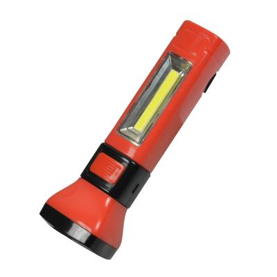 China Outdoor/Indoor COB Plastic Outdoor/Indoor LED Marker Light Multi Function Rechargeable Camping Torch Brasil Socket High Power Brasil Plug Brazil Use Flashlight for sale