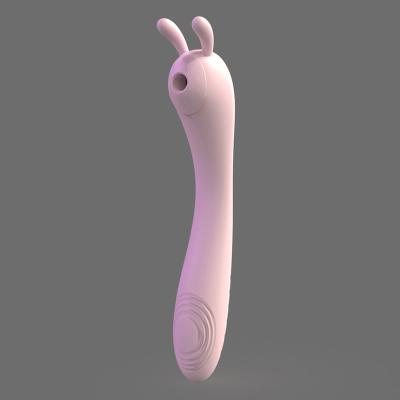 China 2022 New Vibration Rabbit Women G Spot Massager Bendable Soft Nipple Clitoris Sucking Vibrator Female Sex Toys for sale