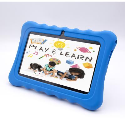 China Baby android10.0 7 Inch Hard 16GB RAM 2GB Kids ROM Tablet PC Kids Educational Tablet with Cover for sale