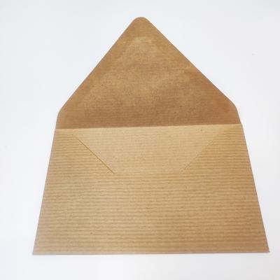 China Hot Selling Custom Krafft Mailer Envelope Card Package With Saliva Glue For Card, Gifts, Letter, Announcement Packaging for sale