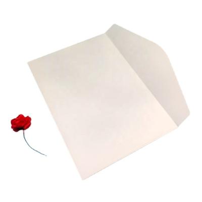 China Package For A4 Bank Envelope Packaging Card Sun Blank White Paper Greeting Card Gift Wrapping Paper With Logo For Cash Money Postcard Writing Letter for sale