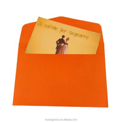 China Packaging For High Quantity SUN Card Style Paper Gift Greeting Card Colorful Letter Paper Envelope Custom Classic Package Envelope With Flap for sale