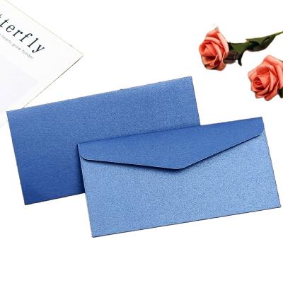 China 2022 Colorful Shiny Iridescent Paper Letter Paper Gift Card Holder Envelope Packaging Card Holder Christmas Red Blue Wedding for sale