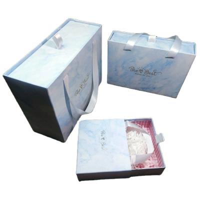 China recyclable & High Quality Eco - Friendly 1200 Gram Cardboard Recycled Packaging Boxes Drawer Box Perfume for sale