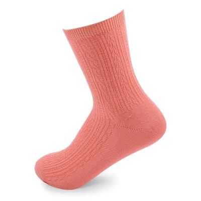 China Wholesale QUICK DRY Women's Breathable Ladies Bamboo Fiber Dress Socks Colorful Soft Crew Socks for sale