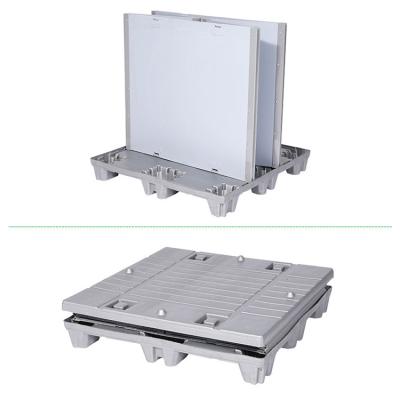 China High Strength Various Good Quality Pallet Sleeve Box Plastic Folding Pallet Box With Recycling Bins for sale