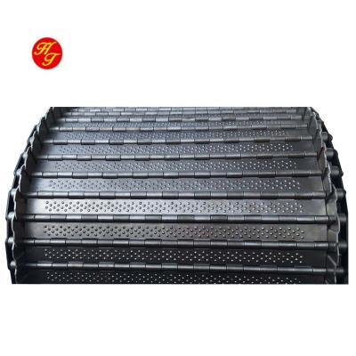 China Simple Operation Steel Scraps Hinged Belt Chip Conveyor Chain Scraper Belt Conveyor Belt for sale