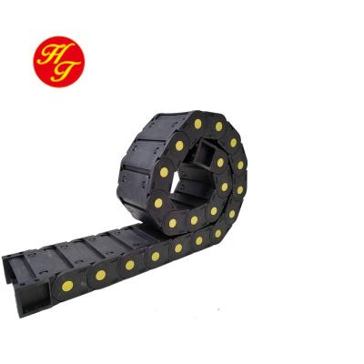 China Protective cable or wires or flexible pipe transmission plastic chain cable tray cable carrier chain for cnc machine for sale