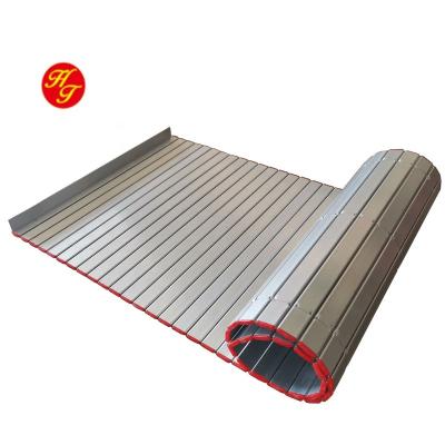 China Building Material Shops Laser Cutter Bellows Cover Protective Bellows Aluminum Curtain Covers Aluminum Roll Up Cover for sale