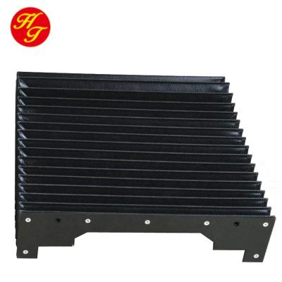 China Building Material Stores CNC Laser Cutting Machine Accordion Bellows Rectangular Bellows Cover Linear Guide Dust Cover for sale