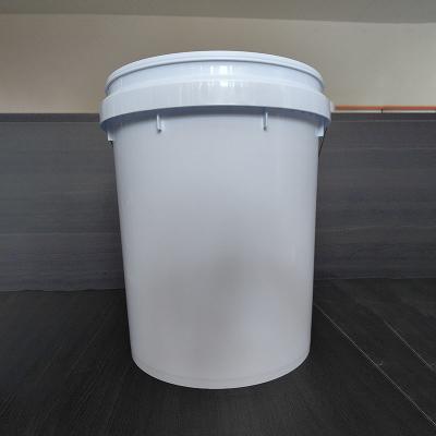 China Secure Sealing Plastic Lid Machine Oil Engine Oil Bucket With Stackable Integrated Handle for sale