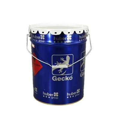 China Customized Galvanized Paint Bucket With CMYK/PANTONE/Customized Outside Printing For Industrial Use for sale