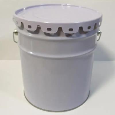 China Iron Metal Paint Bucket With Removable Lids And Custom Logo For Industrial Use for sale