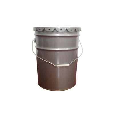 China Round Painted Metal Pails Customized  With Lifetime Warranty 5 Gallon Metal Paint Can for sale