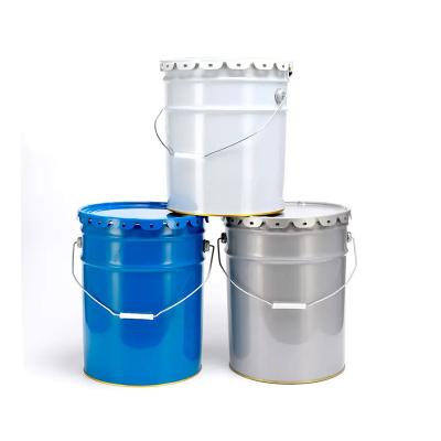 China Airtight Special Water Based Paint Bucket Paint Buckets For Interior 1 Qt Metal Paint Bucket And Lid for sale