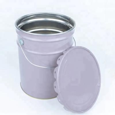 China 1L-40L Anti Rusting Eco Friendly Open Head Steel Pail For Paint Storage for sale