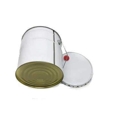 China Seal Up 15L Leak Proof Tinplate Pails With Lid For Chemical Storage for sale