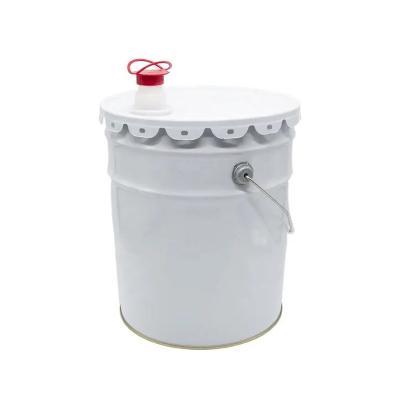 China Customized metal paint bucket and lid Rust Resistance and Stackable Design 12-43 cm Height for sale