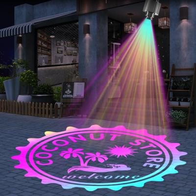 China Hot sale Yufan aluminum alloy high power ip67 wedding lights outdoor waterproof color changing logo gobo projector advertising lights for sale