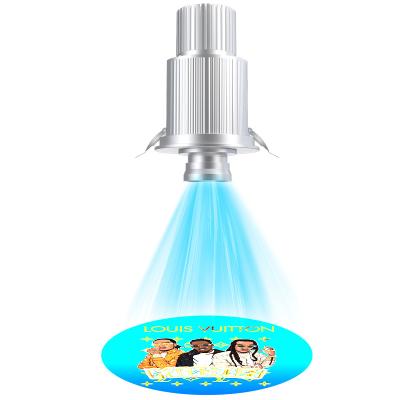 China YUFAN 80W Aluminum Alloy Ceiling Mounted Ceiling Recessed LED Logo Gobo Projector Advertising Projection for Indoor Use for sale