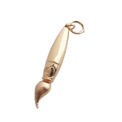 China Custom 3d metal handbag zipper puller nickel free zinc alloy metal zipper puller for bag for sale