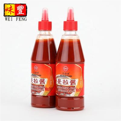 China Hot Chili Sriracha Sauce Bulk 500g Sauce Squeeze Bottle for sale