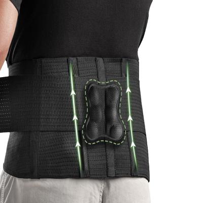 China Lumbar Back Braces adjustable neoprene lumbar waist back support band brace belt sleeve for driving working lower back pain herniated disc office for sale