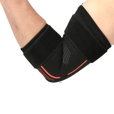 China Universal factory adjustable elastic elbow brace straps arm support for tendonitis arthritis muscle pain relief weightlifting working out for sale