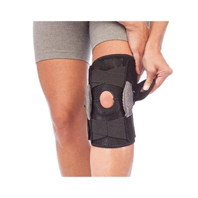 China Universal adjustable knee brace support compression sleeve patellar protector pads knee straps for meniscus injury tearing basketball for sale