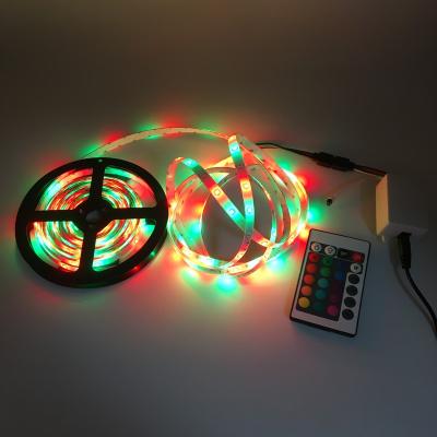 China 12V 5050 SMD 5M RGB LED Decorative Lighting Outdoor Flexible Waterproof Cable 12V 5050 SMD 5M RGB LED Strip Light, Suitable for Home Kitchen Bed Room for sale