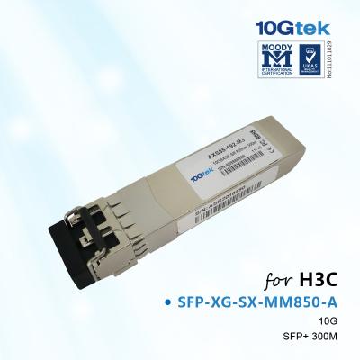 中国 H3C SFP+ の送信機 SFP-XG-SX-MM850-A のため、MMF、二重 LC、300 メートル、850nm 波長のための H3C 10G SFP+ モジュール 販売のため