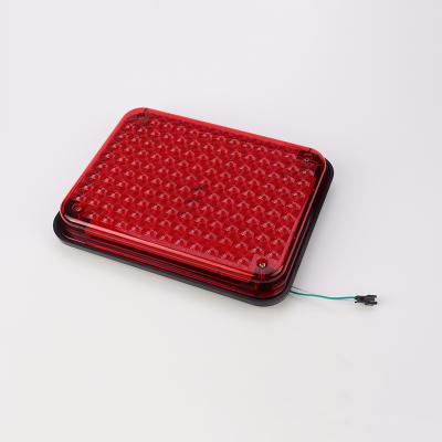 China Factory Sale Electric Custom Square Roadside Appliance Red Strobe Warning Light for sale