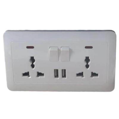 China Residential / General Purpose 13amp Electric Power Wall Outlet With USB Charger for sale