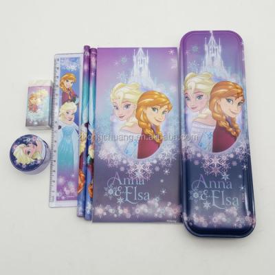 China Lovely Cardboard Styles Stationary Kids School Stationery Set Product Free Pencil Case for sale