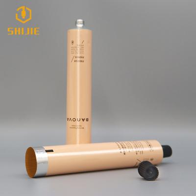 China OEM Aluminum Cosmetic Tube 25ml 30ml 50ml 100ml 200ml Collapsible Metal Collapsible Tube High Quality Eco-friendly Recyclable Squeeze For Packaging for sale