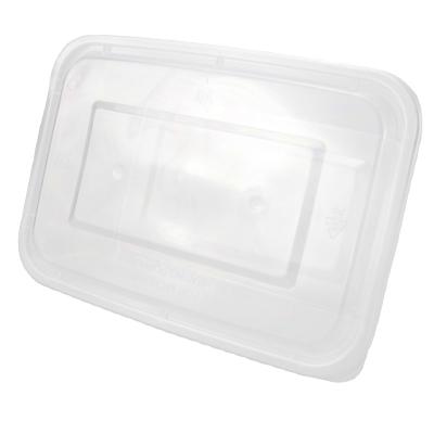 China Disposable New Arrival Best Prices Folded Food Storage Bowls 1500ml Disposable Plastic Rectangular Food Box for sale