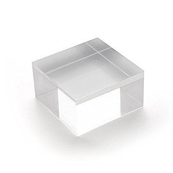 China 100% Acrylic/PMMA/Plexiglass/Perspex factory wholesale clear acrylic display block transparent round block display block for sale