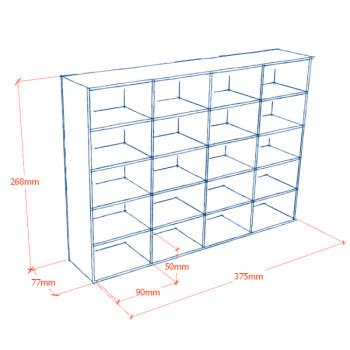 China OEM ODM Showcase Plexiglass Storage Cabinet Environmental Friendly Acrylic Multi-Layer Dustproof Shelf For Collectibles for sale