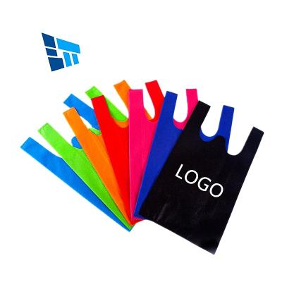 China Cheap Handled Grocery Hollywood T-shirt Bag PHBH Logo Custom T-shirt Bags Eco Friendly T-shirt Bag For Shipping for sale