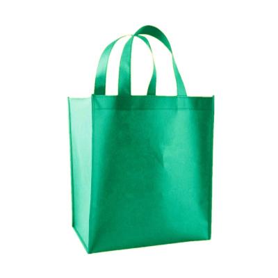 China Eco Friendly Promotional Folding Reusable Nonwoven Shopping Handled Bag Bag Tote Women for sale