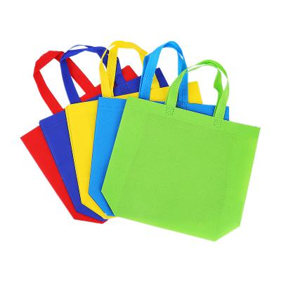 China Good Prices Handled Packaging Bag Foldable Reusable Non Woven Grocery Bag Eco Friendly for sale