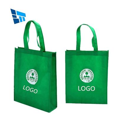 China Custom Handled Printed Ultrasonic Handled Nonwoven Reusable Shopping Box Tote Bag for sale