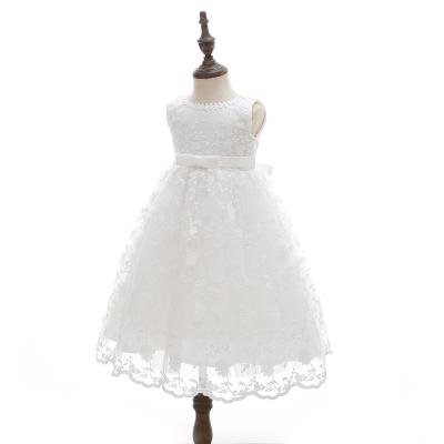 China Customized Washable Adorable Sleeveless Baby Baptism Dress Infants Church Dresses Baptism Gowns For Girls for sale