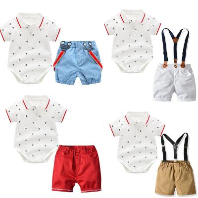 China Gift Box Anti-Shrink Newborn Boys Clothes Sets Designer Brand Infant Baby Clothes Set Luxury Printing for sale