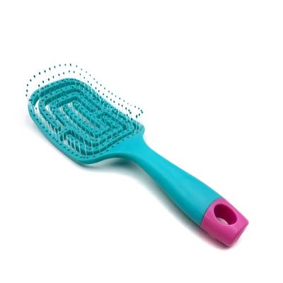 China Waterproof new products wholesale duct curved custom professional hair detangling extension brush for sale