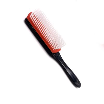 China Danman Logo Printed Plastic Waterproof Style Hair Brush Mini 5 Needle Line Bristle Waterproof Hair Brush Custom Made for sale