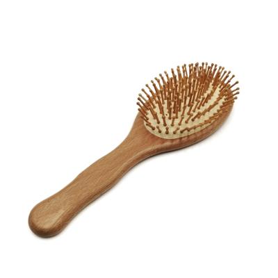 China Customized Round White 2018 Wig Paddle Selling Terminals Brushes Wooden Half Round Hair Brushes Eco-friendly Bamboo Plastic for sale