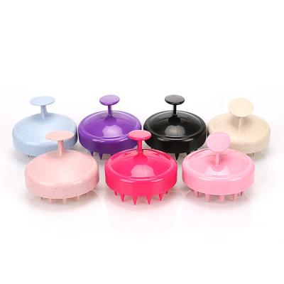 China Waterproof 2021 Logo Hair Shampoo Cleaning Brush Head Scalp Massager Private Scrubber for sale